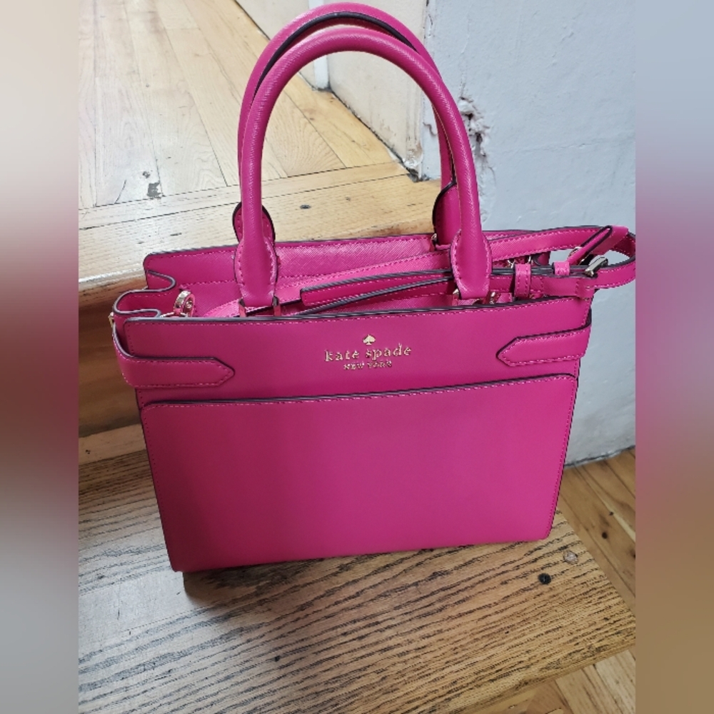 Kate Spade Womens Purse Bag Pink Barbie Shoulder New New